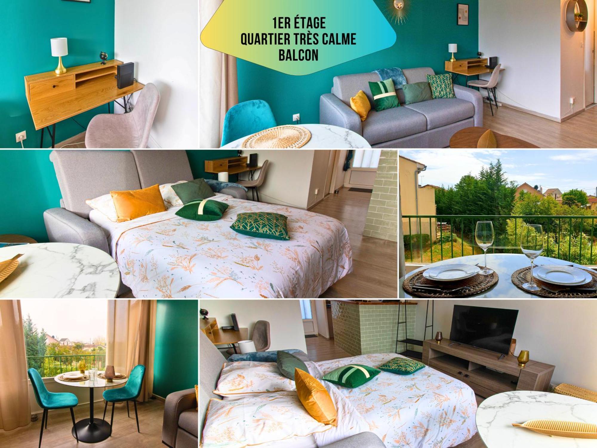 Le Pic'Vert - Free Parking - 400M Hospital - 15Min Train Station & Historic Center - Air Conditionner - Calm & Cosy Bergerac Luaran gambar